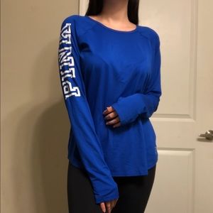 PINK Soft Mesh Back Long Sleeve